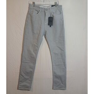 VGB Vintage Genes Black French Terry Denim Jeans Slim Fit Mens 30X30 Grey/Taupe